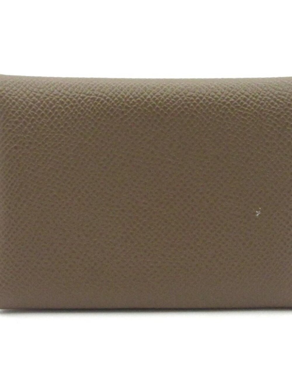 HERMES Calvi Duo Dark Brown Veau Epsom W Coin Case